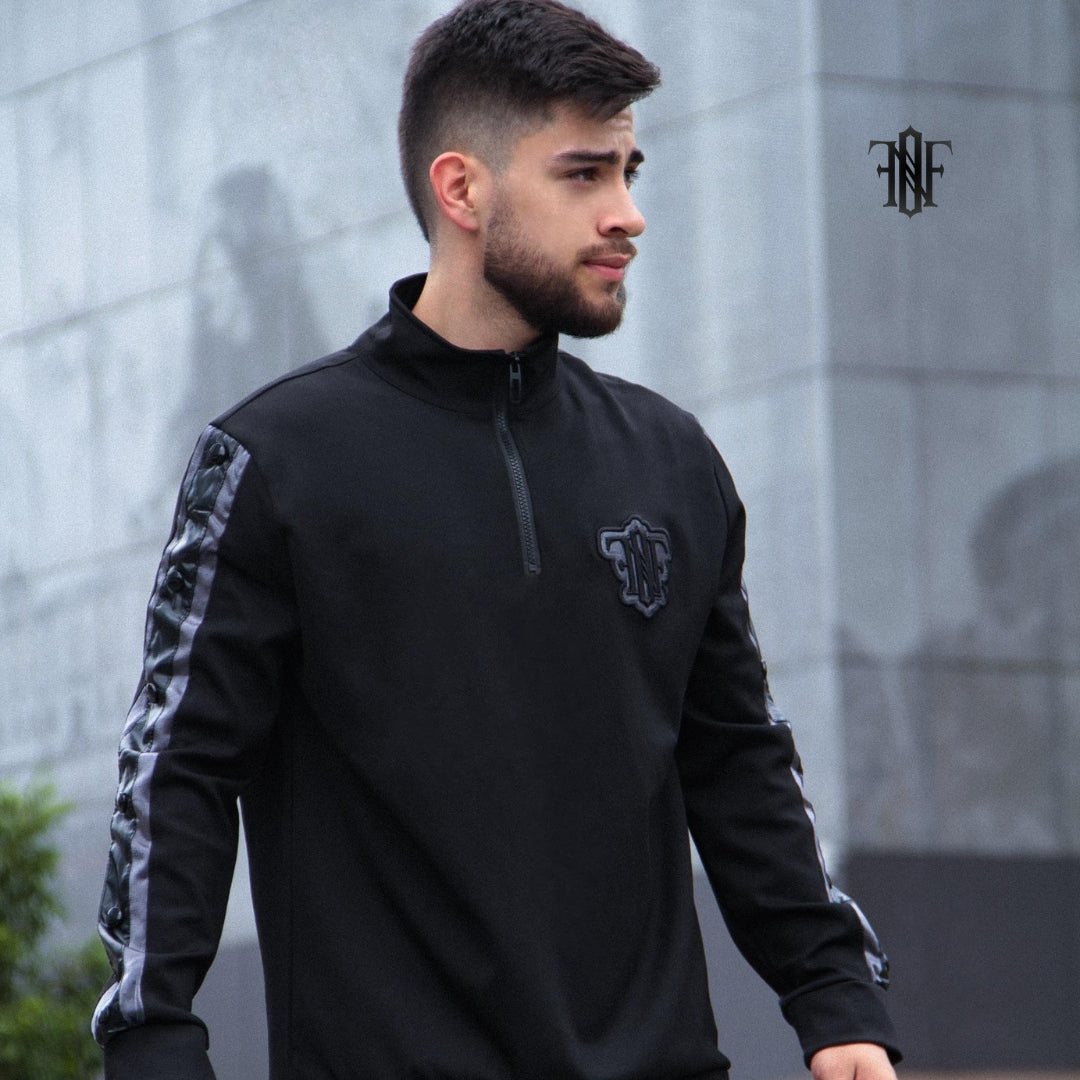 Sudadera Never Off Black Steel