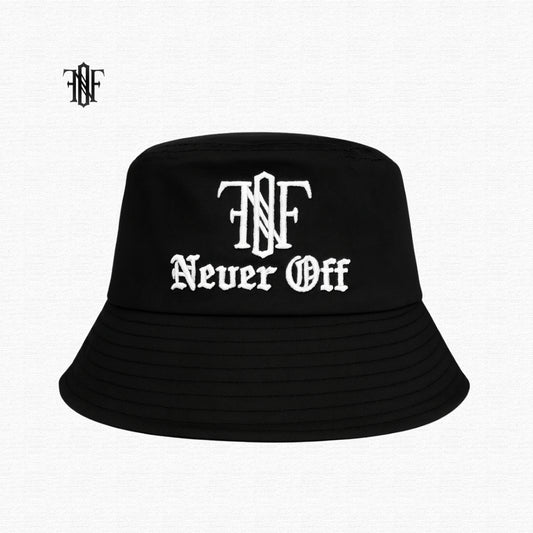 Gorro Bucket Hat Never Off – Con Aplique en plata 925 Italiana